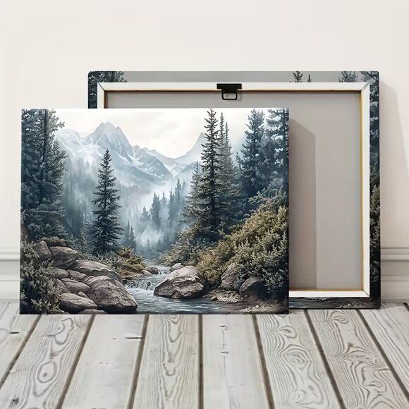 8' x 12" Mountain Picture - Picture 2 of 2